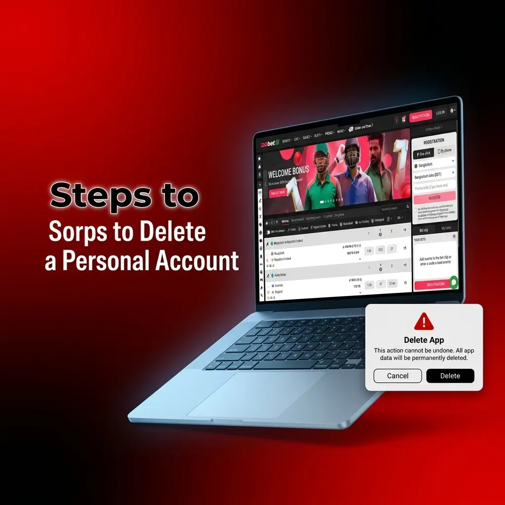 Steps to delete a DBBet personal account via Account Settings or customer support for responsible gambling decisions