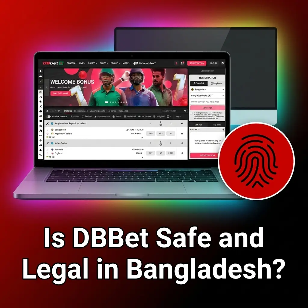 DBBet licensed betting platform with SSL encryption, responsible gaming tools, and secure data protection for Bangladesh players
