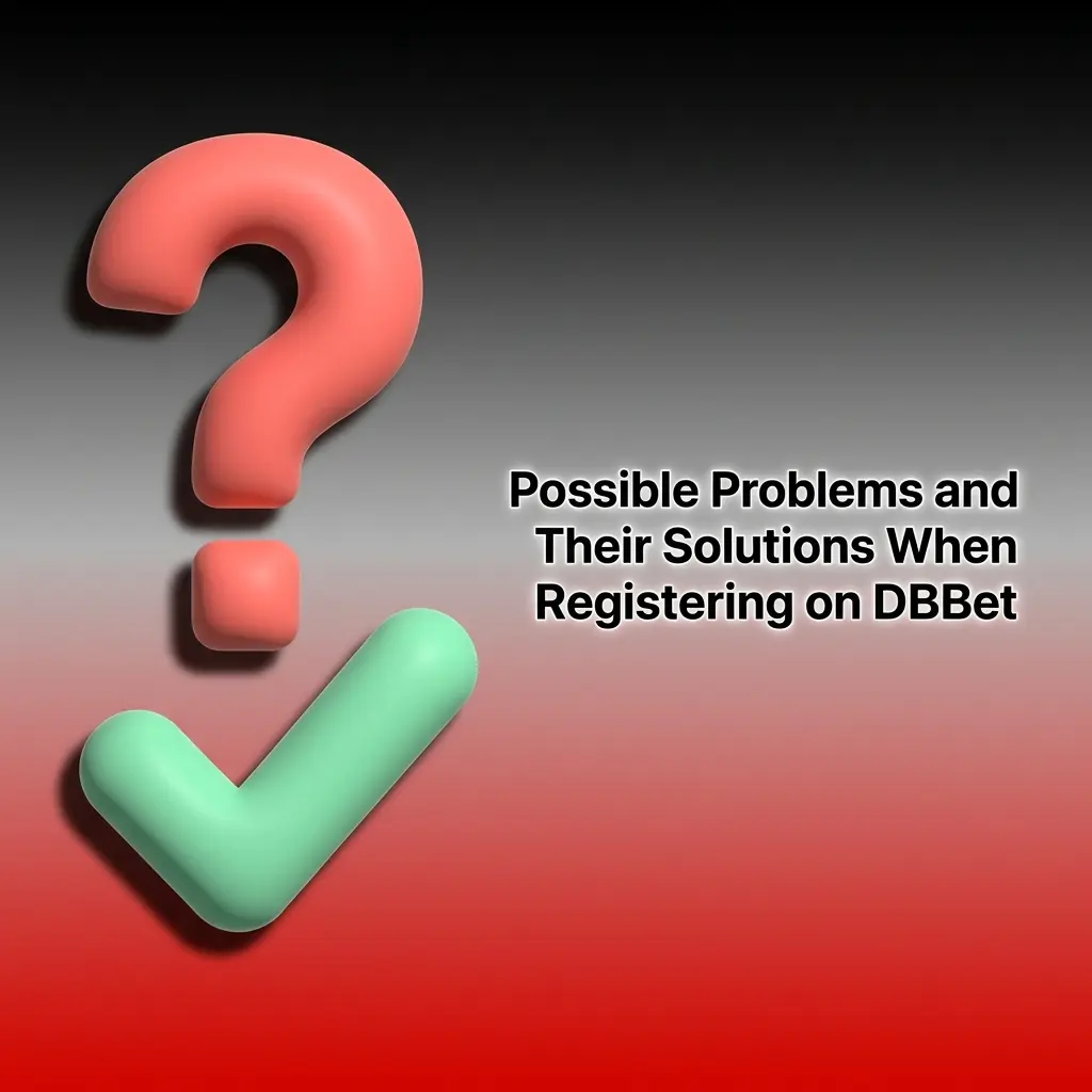 DBBet registration problems and solutions including verification issues, account errors, and form submission fixes